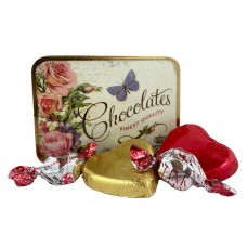 Gift Tin: Hearts & Strawberries 